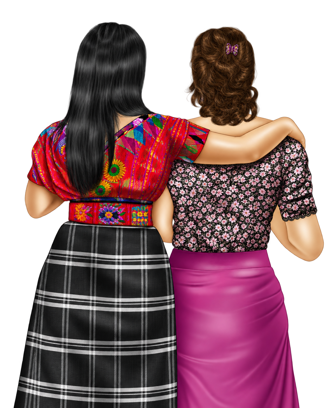 Mujeres acompañándose